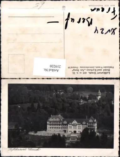 219220,Urach Hotel u. Kurhaus „Am Berg“