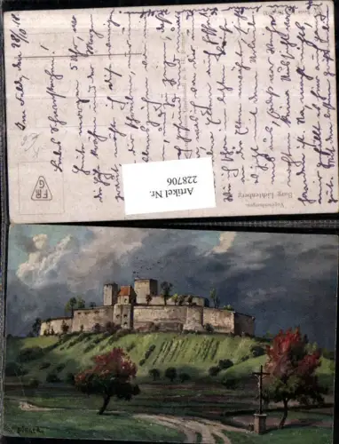 228706,Künstler AK W. Bürger Vogesenburgen Burg Lichtenberg