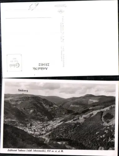 231412,Todtnau im südlichen Schwarzwald Totale Feldberg