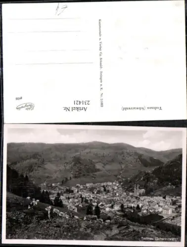 231421,Todtnau im Schwarzwald Totale