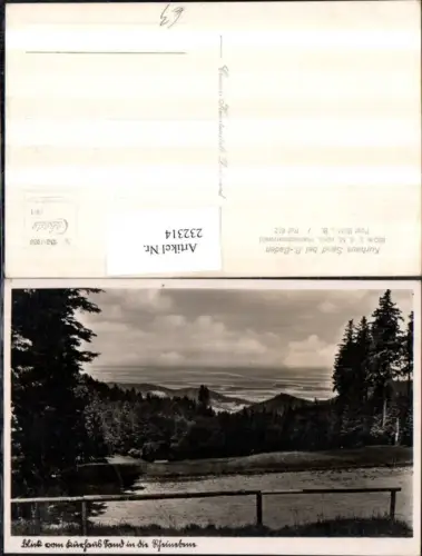 232314,Kurhaus Sand b. Baden-Baden Blick in die Rheinebene