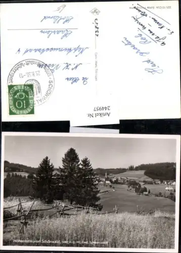 244957,Schönwald im Schwarzwald Teilansicht Partie