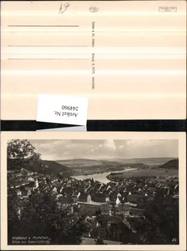 244960,Waldshut am Hochrhein Totale Blick zur Aaremündung