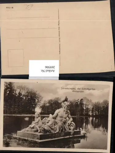 269506,Schwetzingen Schlossgarten Statue Vater der Donau