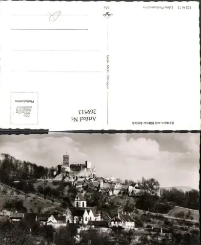 269513,Rötteln Totale m. Röttler Schloss