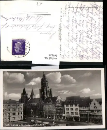 269536,Heilbronn a. Neckar Kilianskirche Straßenansicht