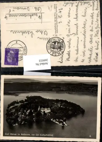 269553,Insel Mainau a. Bodensee Luftaufnahme Schloss