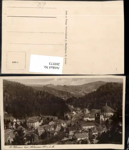 269573,St. Blasien Schwarzwald Totale m. Kloster