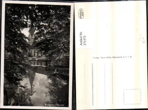 271573,Blaubeuren Blautopf Kirche