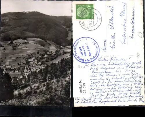 271579,Blick von Marzell zum Hochblauen b. Badenweiler Totale