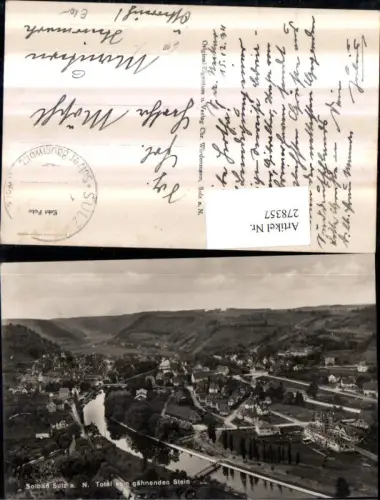 278357,Sulz am Neckar Totale vom gähnenden Stein