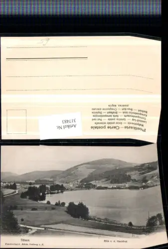 317483,Titisee im Schwarzwald Blick n. d. Hochfirst