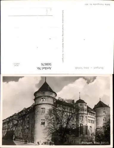 568676,Foto Ak Stuttgart Altes Schloß