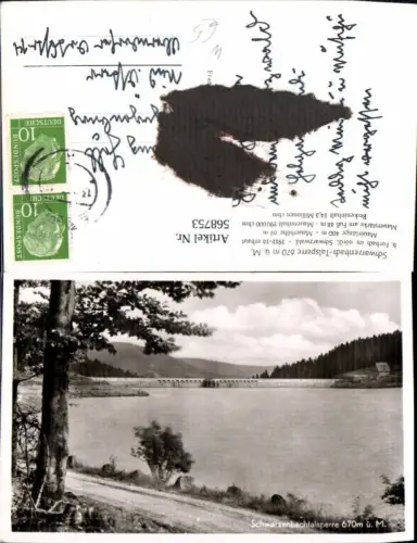 568753,Schwarzenbach-Talsperre b. Forbach i. Schwarzwald