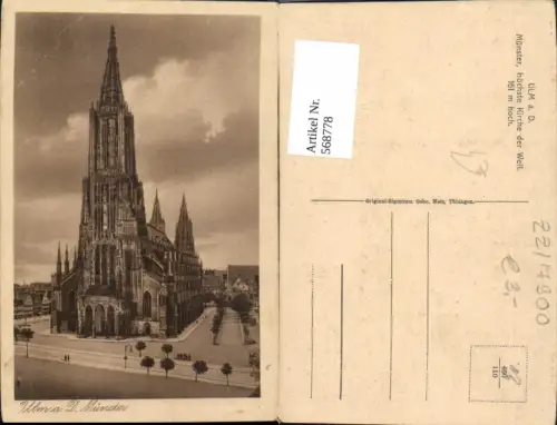 568778,Ulm a. d. Donau Münster
