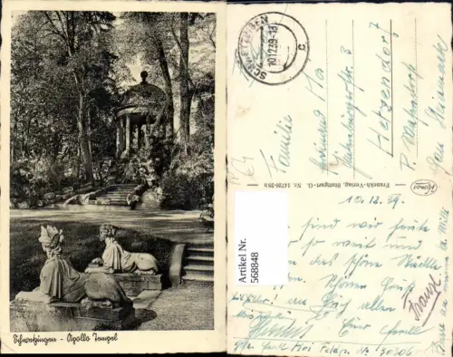 568848,Schwetzingen Apollotempel Schloss Schwetzingen Feldpost Nr. 30306