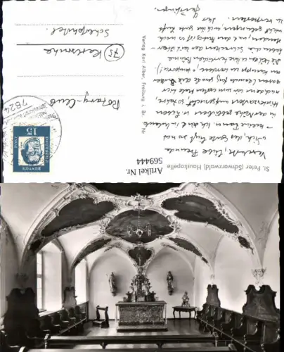 569444,Foto Ak St Peter Schwarzwald Hauskapelle