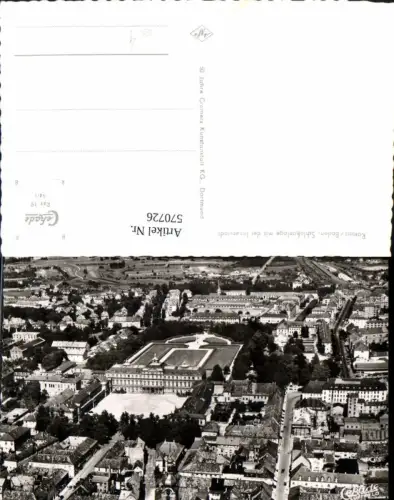 570726,Rastatt Schlossanlage m. d. Innenstadt