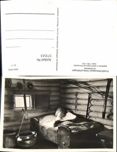 571513,Uhldingen-Mühlhofen Unteruhldingen a. Bodensee Bettecke Haus Bronzezeit