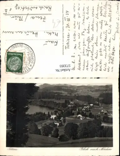 573393,Titisee-Neustadt Blick n. Norden