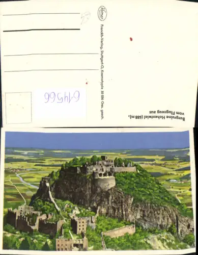 614566,Fliegeraufnahme Burgruine Hohentwiel