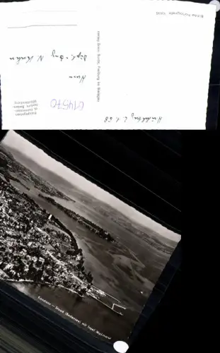 614570,Luftbild Konstanz Staad Bodensee m. Insel Mainau