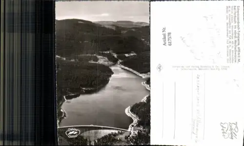 617578,Luftbild Schwarzenbach-Talsperre Forbach Hochschwarzwald Talsperre