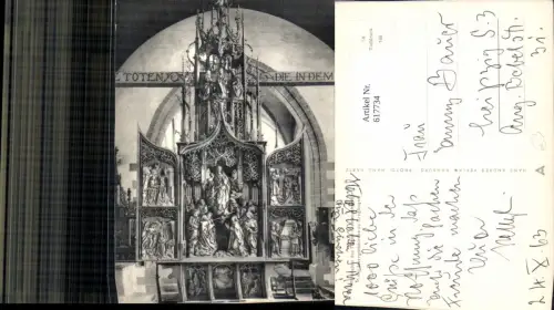 617734,Creglingen Herrgottskirche Kirche Marienaltar