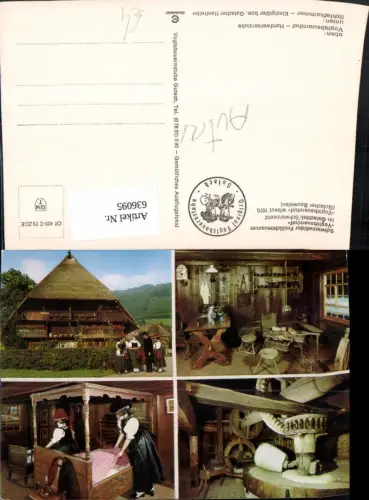 636095,Gutachtal Gutach im Breisgau Schwarzwald Freilichtmuseum Vogtsbauernhof Interieur Tracht