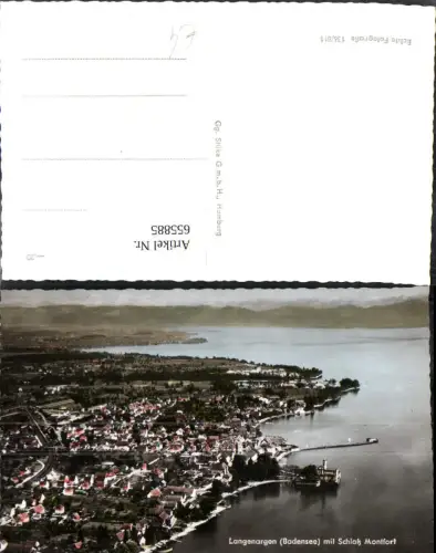 655885,Foto Ak Langenargen Bodensee mit Schloss Montfort