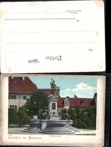 686520 Lindau am Bodensee Reichsbrunnen Brunnen