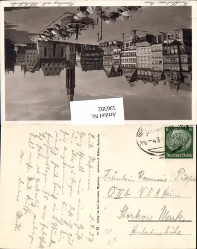 536392,Bahnpost Zug 43 1.9.1937 Berlin n. Storkow VDA Heim