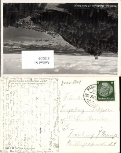 610209,Bahnpost Zug 3652 Radolfzell (Bodmann Bodensee) Freiburg Breisgau