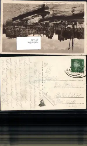 675973,Bahnpost Zug 176 n. Berlin