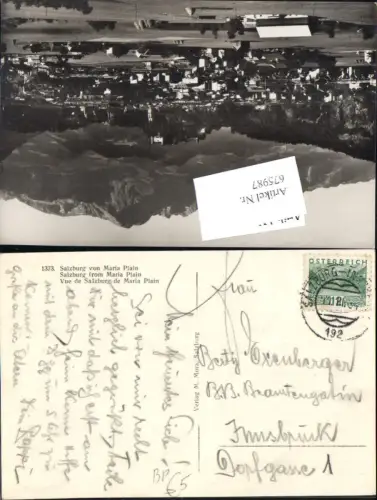 675987,Bahnpost Salzburg - Innsbruck Zug 192