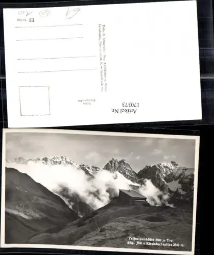 170373,Tirol Tribulaunhütte geg. Kirchdachspitze