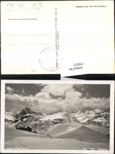 170375,Bregenz Ulmer Hütte pub Risch-Lau 2037
