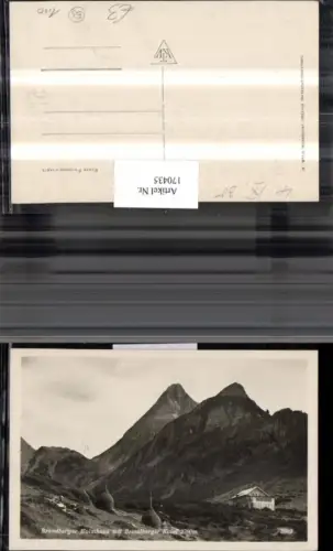 170435,Tirol Zillertaler Alpen Brandberger Kolmhaus m. Brandberger Kolm