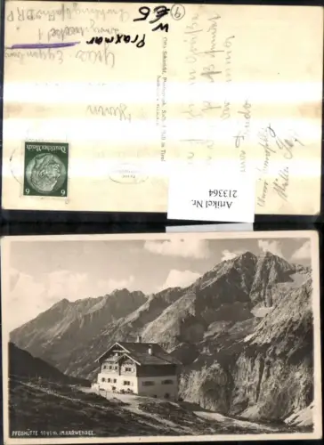 213364,Pfeishütte Berghütte im Karwendel b. Praxmar