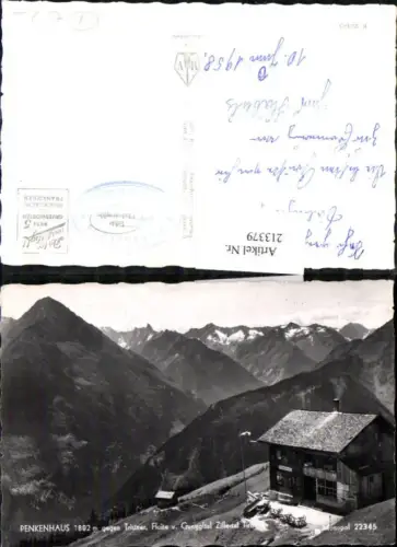 213379,Penkenhaus Berghütte geg. Tristner Floite u. Gunggltal im Zillertal