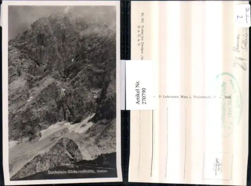 270790,Dachstein Südwandhütte Berghütte Bergkulisse b. Ramsau