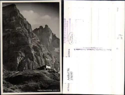 270797,Tribulaunhütte Berghütte m. Gschnitzer Pflerscher Bergkulisse b. Gschnitz