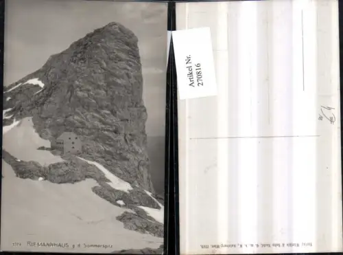 270816,Riemannhaus Berghüte geg. d. Sommerspitz Bergkulisse b. Maria Alm am Steinernen Meer