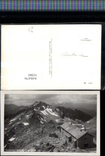 312881,Landshuterhütte Berghütte b. St. Jodok am Brenner Bergkulisse