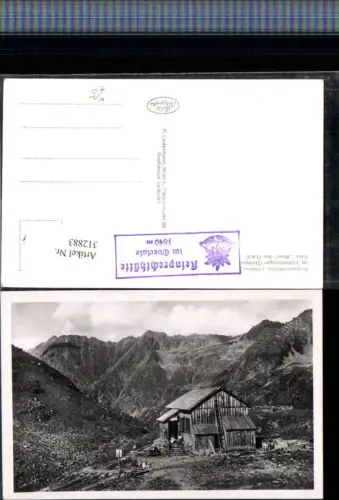 312883,Keinprechthüte Berghütte b. Rohrmoos-Untertal Bergkulisse