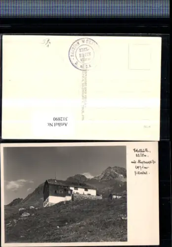 312890,Edelhütte Berghütte b. Mayrhofen m. Ahornspitze Bergkulisse pub Hans Hruschka