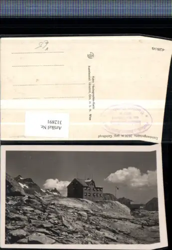 312891,Duisburgerhütte Berghütte am Wurtenkees b. Flattach geg. Geislkopf pub Kilophot 42816