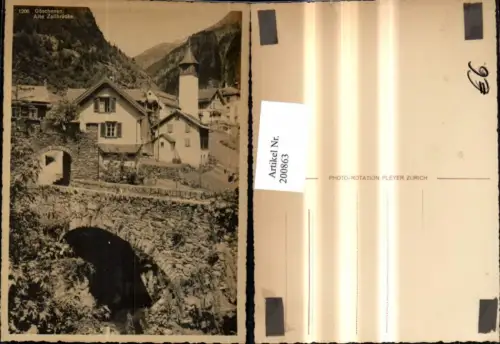 200863,Göschenen Alte Zollbrücke Brücke Kt Uri