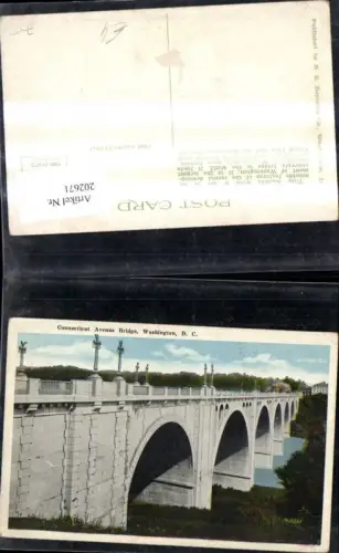 202671,Washington D. C. Connecticut Avenue Bridge Brücke