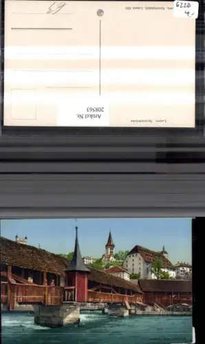 208563,Luzern Spreuerbrücke Brücke pub E. Goetz 4301